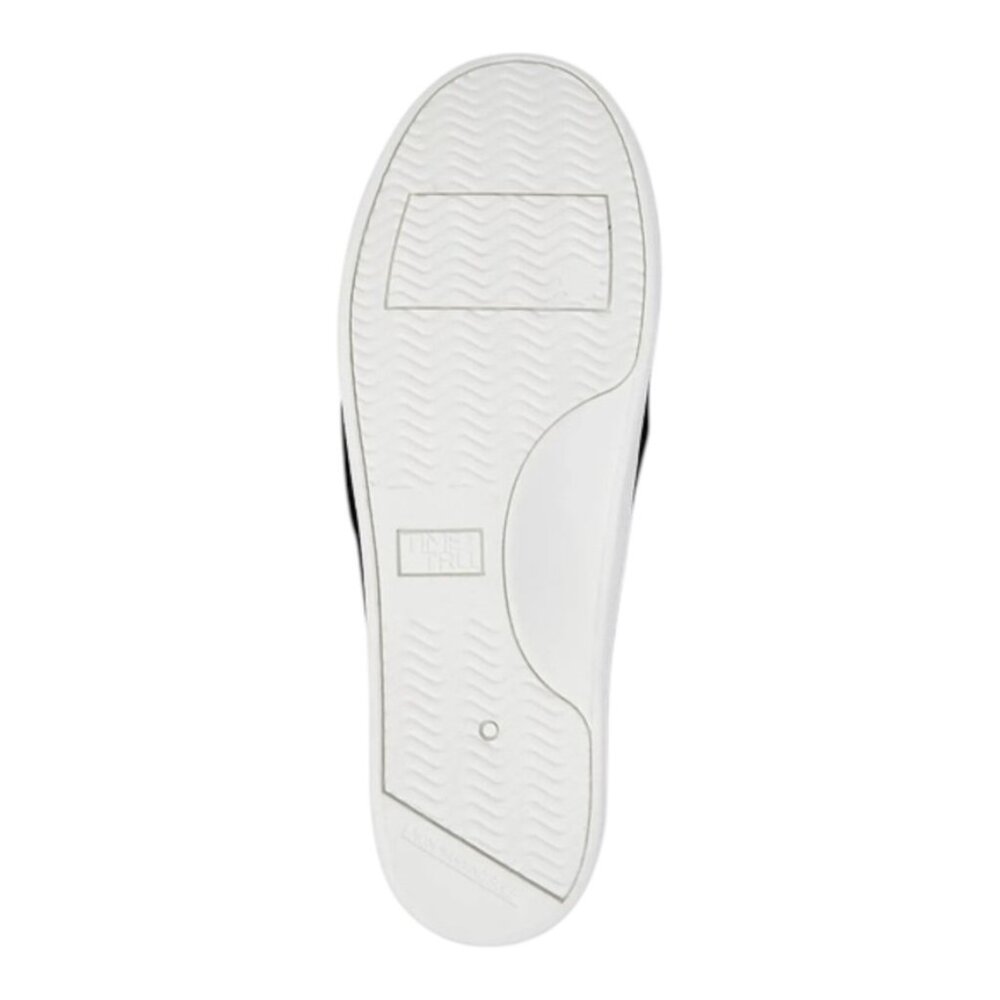 4 MEDIUM WIDTH BLACK Time and Tru Women's Scrunch Back Slip-On Sneaker SZ 8.5 - Picture 4 of 4